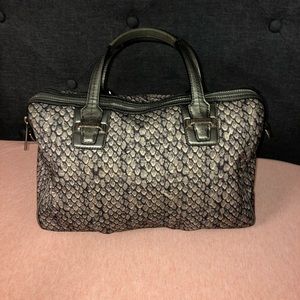 Coach Snakeskin Print Handbag